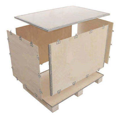 Good price Reusable Recycling Wooden Shipping Boxes Hazardous Goods Wooden Pallet Boxes online