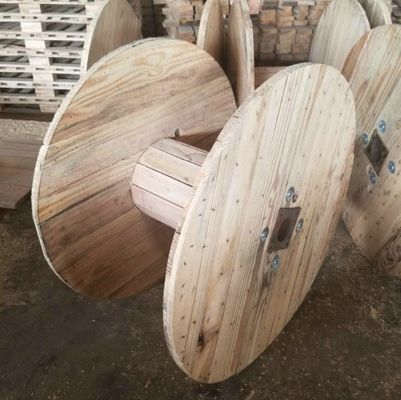Good price Large Dried Giant Wood Spool Collapsible Wooden Cable Wheel online