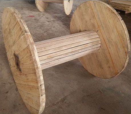 Good price Ornamental Wooden Electric Cable Reels Wooden Spool Cable With Pine Wood online