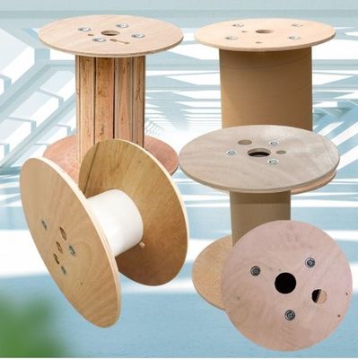 Good price Wooden Plywood Cable Drum Spiral Design Empty Cable Drum online