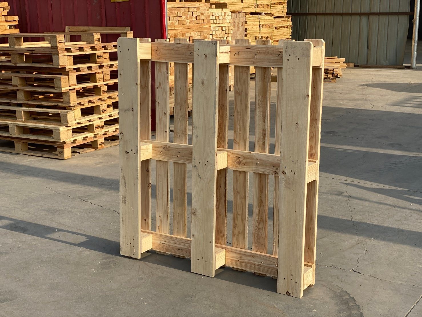 Smooth Edges Non Fumigation Pallets Euro Block Pallet Good Moisture