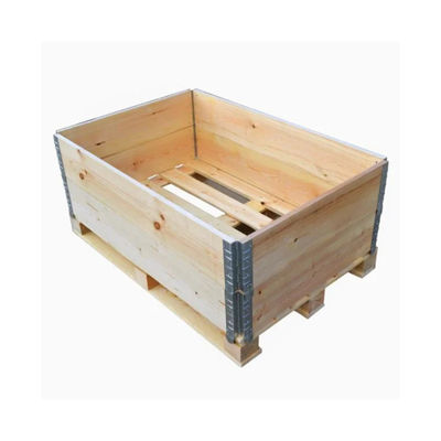 Good price 4 Way Pallet Wooden Crate Box Warehouse Storage Hinge Wooden Enclosure Box online