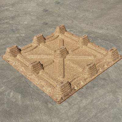 Good price Factory Export Fumigation Free Moulded Pallet Compressed Wood Chip Pallet online