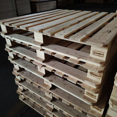 Good price Double Faced Euro Wooden Pallet With 4-Way Entry And Customized Size For Logistics And Storage online